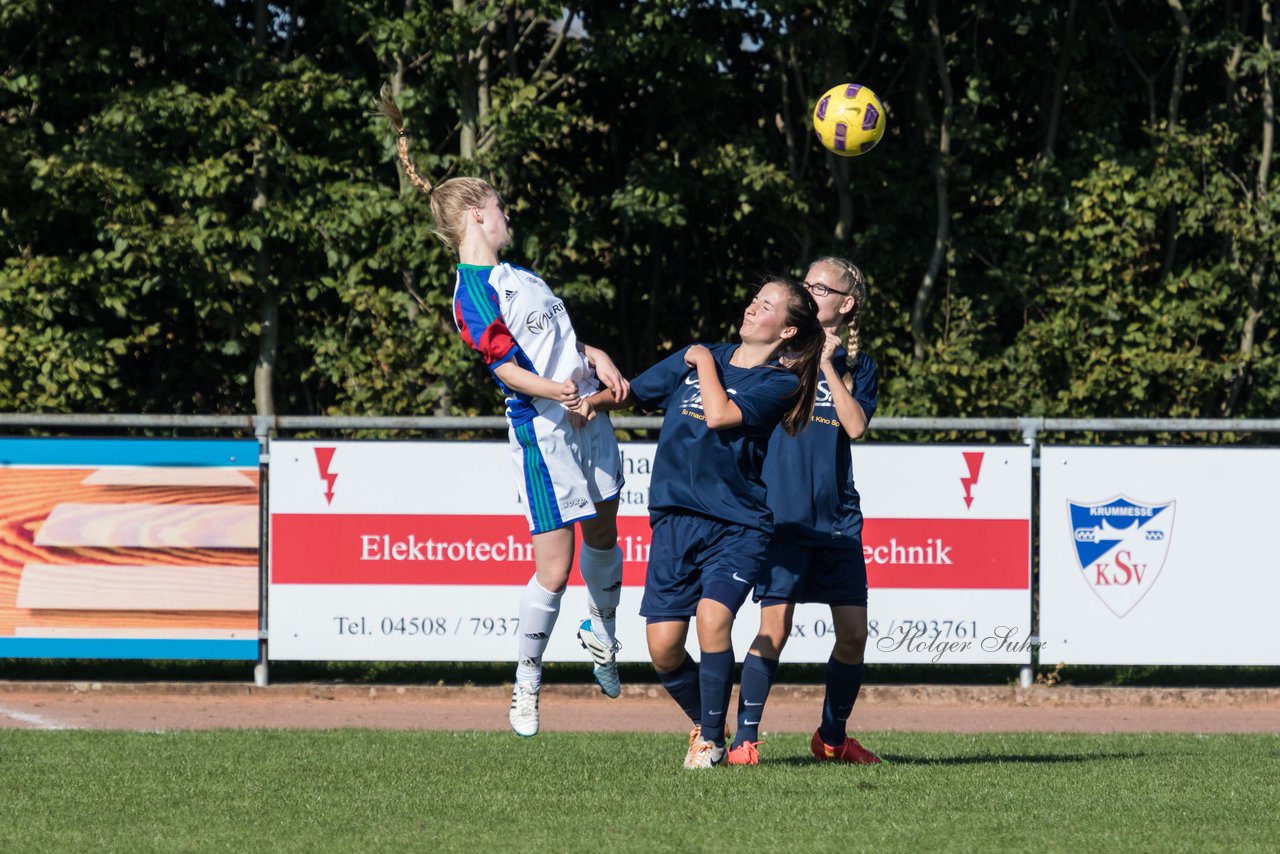 Bild 259 - B-Juniorinnen Krummesser SV - SV Henstedt Ulzburg : Ergebnis: 0:3